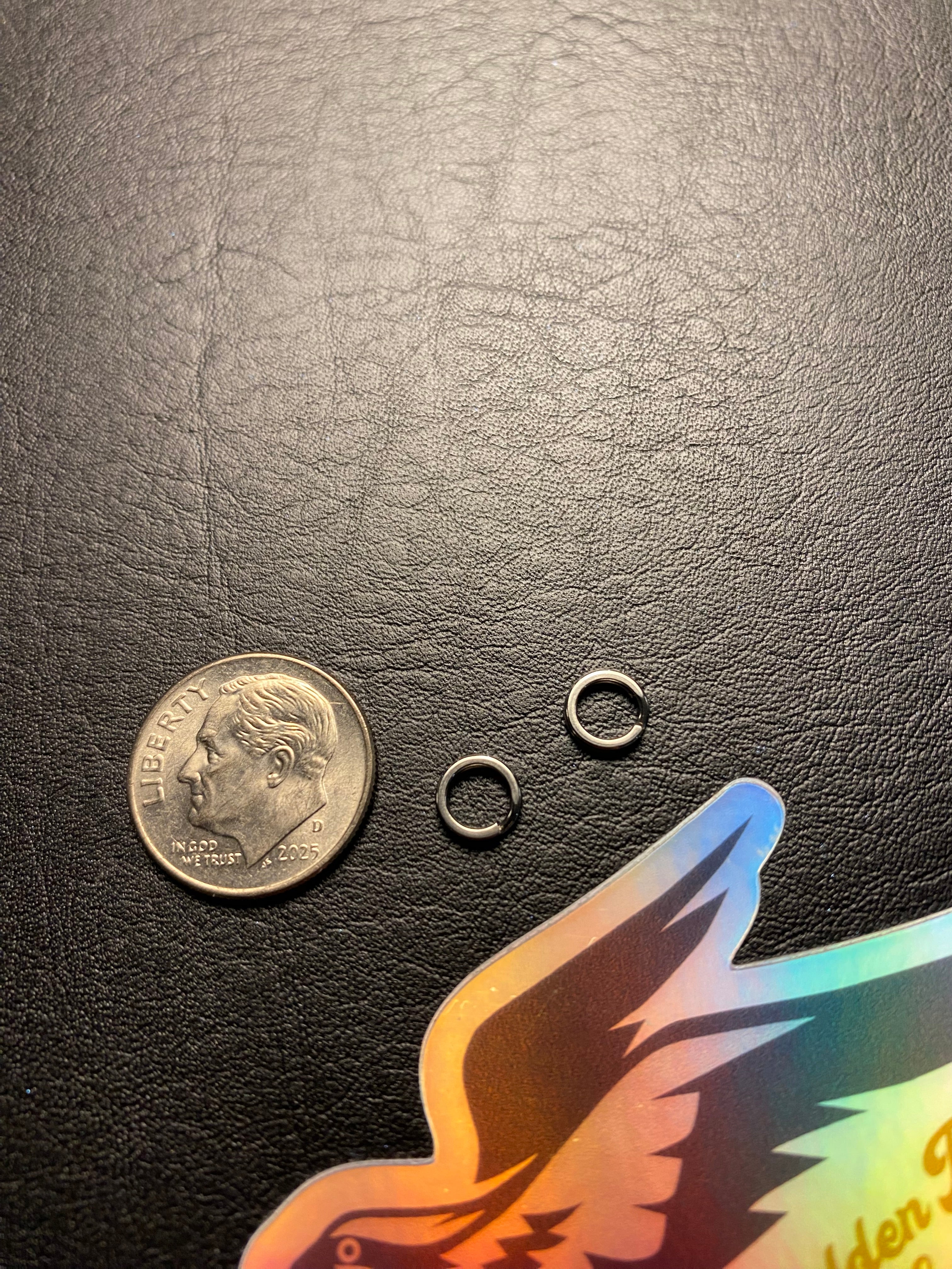 2- Split Rings Stainless Steel BKK #3 – Golden Ticket Fishing USA