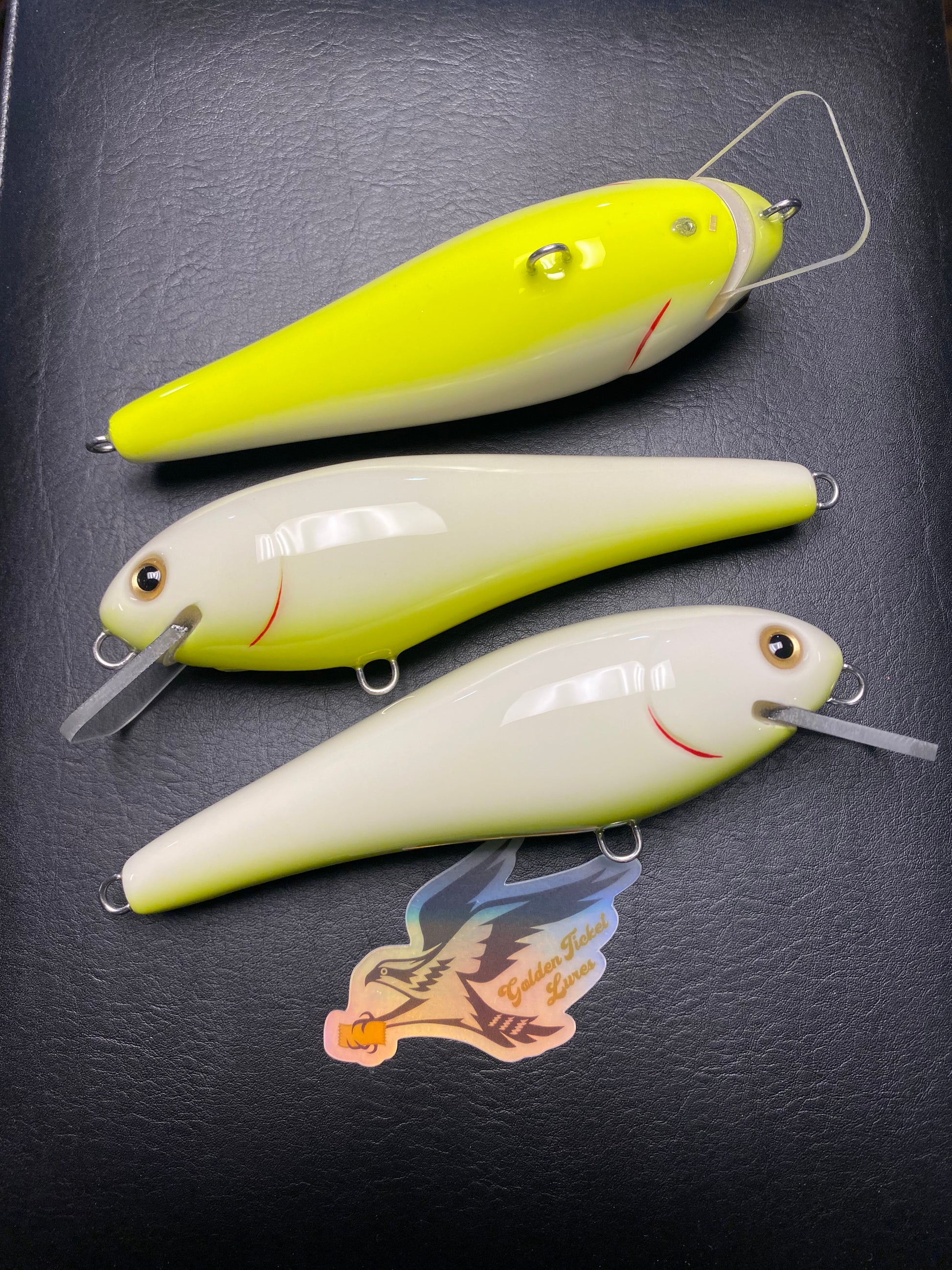 Big Ticket Surface/Sub Surface Swimmer- “Bone Over Chartreuse“