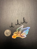 3 Mole Mini Extra Hooks- KVD Elite X2 Short Shank 1- #6, 1- #4, 1- #2