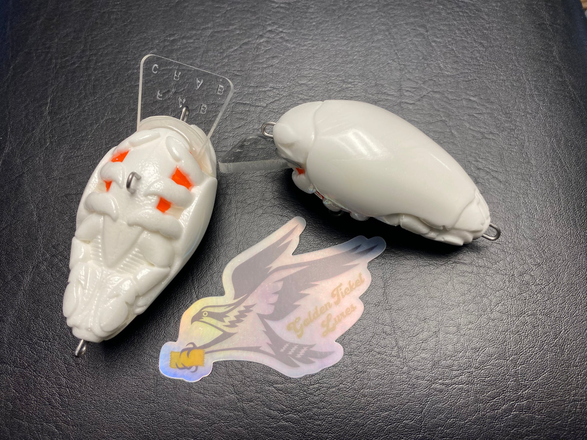 GTF Official Mole Crab Crank in “White Pearl”